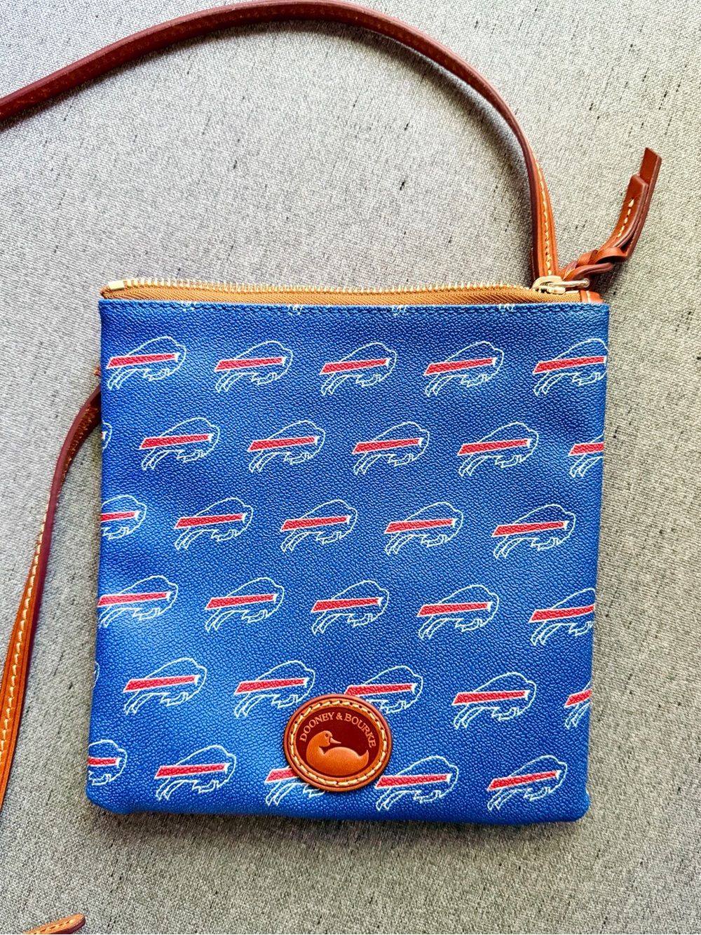 Dooney & Bourke Blue Buffalo Bills Crossbody Bag